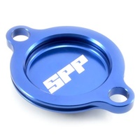 SPP Oil Filter Cover Various KTM 250-530 Blue