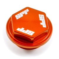 SPP Rear Reservoir Cap Various KTM Husqvarna Sherco 125-510 Orange