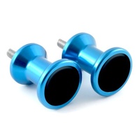 SPP Swingarm Spools M8 2 Pack Blue