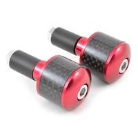 SPP Handlebar Ends Universal W/ Carbon Insert Red