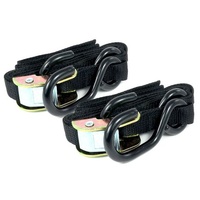 SPP Tie Down Straps 2 Pack Black