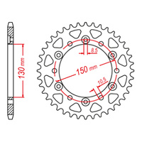 MTX 245/3 Steel Rear Sprocket #520 (44T) (11-MG3-44)