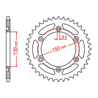 MTX 245/2 Steel Rear Sprocket #520 (43T) (11-428-43)