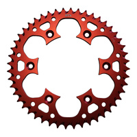 MTX 210 Zero Aluminium Rear Sprocket #520 - Red (49T) (11A-KAE-49RED)
