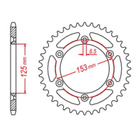 MTX 210 Hornet Lightweight Steel Rear Sprocket #520 (50T) (11H-KAE-50)