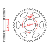 MTX 1826 Steel Rear Sprocket #520 (40T) (11-220-40)