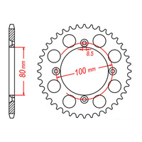 MTX 1204 Steel Rear Sprocket #428 (46T) (11-KN4-46)