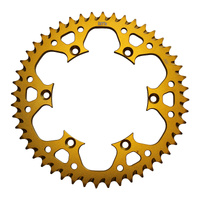 MTX 460 Zero Aluminium Rear Sprocket #520 - Gold (51T) (11A-110-51GLD)