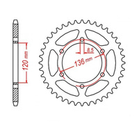 MTX 846 Steel Rear Sprocket #520 (46T) (11-191-46)