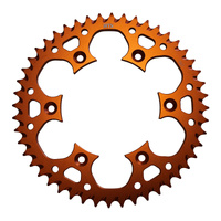 MTX 897 Zero Aluminium Rear Sprocket #520 - Orange (45T) (11A-KM1-45ORG)
