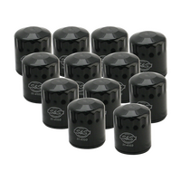 S&S 12 Pack Of Black Oil Filter For 1999-'18 Hd Big Twins, 2017-'19 M8 & X-Wedge??