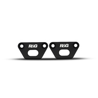 Tie-Down Hooks, pair, black, Aprilia 900 Shiver '17-