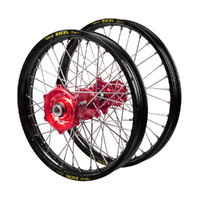 KTM Talon Red Hubs / Excel Black Rims Wheel Set