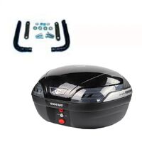 Coocase S48 Astra Luxury Topbox 48L & Universal Plate - Black