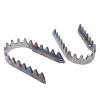 Works Connection Footpegs Wideners - Fits 1-1/4 Inch Wide Pegs