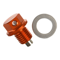 WMP Magnetic Sump Plug M12 x 12 x 1.5 - Orange