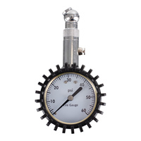 WMP Analogue Tyre Pressure Gauge 0-60 PSI