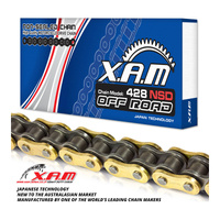 XAM 428NSD Non-Sealed Chain - Gold / Black with Clip Link