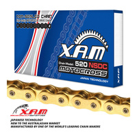 XAM 520NSDC Chromised Chain - Gold / Gold with Clip Link
