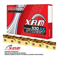 XAM 530AX X-Ring Chain - Gold / Gold with Rivet Link