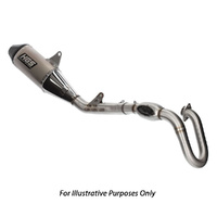 HGS Gas Gas Complete Stainless Steel Carbon Exhaust System MC 350 F 2021-2023