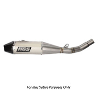 HGS Yamaha 4 Stroke Stainless Steel Carbon Silencer YZ 250 F 2019-2024 (Fits Only on HGS Headpipe)