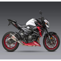 Yoshimura GSX-S750/Z 18-22 AT2 Stainless Slip-On Exhaust, w/ Stainless Muffler