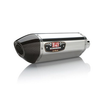Yoshimura YZF-R1 09-14 R-77 Stainless Slip-On Exhaust, w/ Stainless Mufflers
