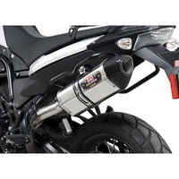 Yoshimura BMW F800GS/F700GS 11-15 R-77 Slip-On Exhaust (SS-SS-CF)