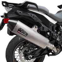 Yoshimura 1090/1190/1290 Adventure RS-4 Stainless Slip-On Exhaust, w/ Stainless Muffler