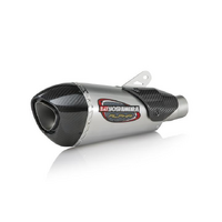 Yoshimura DAYTONA 675 13-17 ALPHA T Stainless Slip-On Exhaust, w/ Stainless Muffler