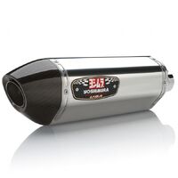 Yoshimura R77 Stainless Steel Carbon Tip Slip-On Exhaust - Suit Kawasaki Ninja 300 '13-17