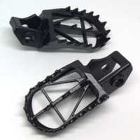 ZETA FOOTPEGS WIDE | WR250R/X | 50mm CrMo BLACK