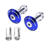 ZETA BAR END PLUGS ALLOY | 29mm | BLUE.