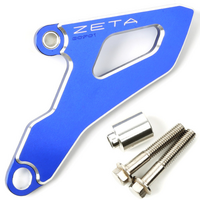 ZETA FRONT SPROCKET COVER | CRF250R'04-09, CR250R'02-, YZ125'06- | BLUE.