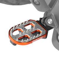 Zeta Footpegs - Adventure Adjust | Ktm | 60mm Orange