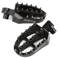 Zeta Aluminium Foot Pegs - Yamaha YZF250 / YZF450 YZ125 / YZ250 - Black