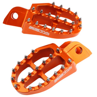Zeta Aluminium Foot Pegs - KTM SX (-'15) - Orange