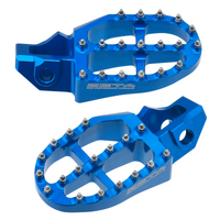 Zeta Aluminium Foot Pegs - Husqvarna MX / Enduro ('16-) - Blue