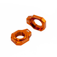 Zeta Rear Axle Block - KTM SX / SX-F ('13-) - Orange